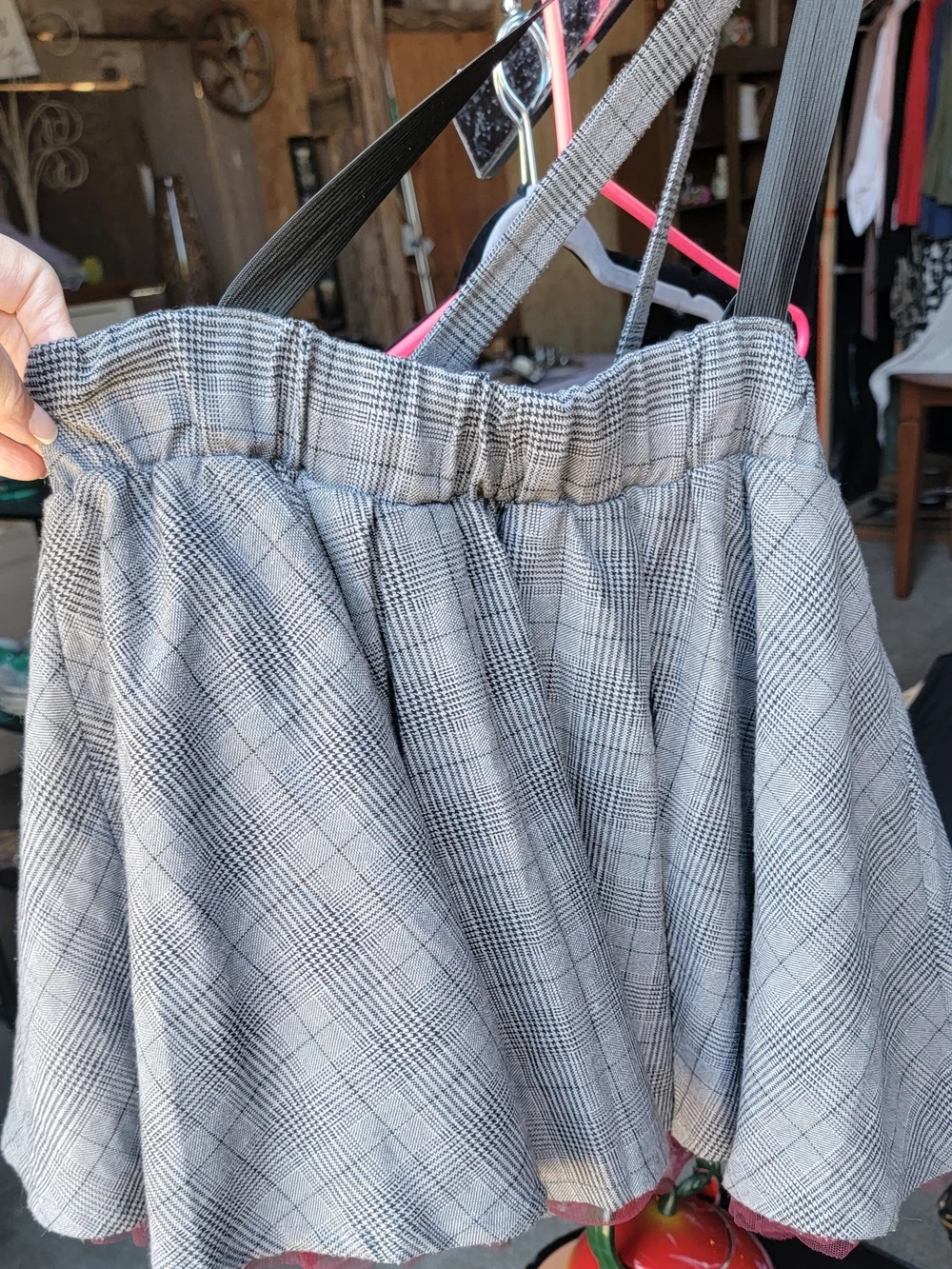 Weissman plaid skirt